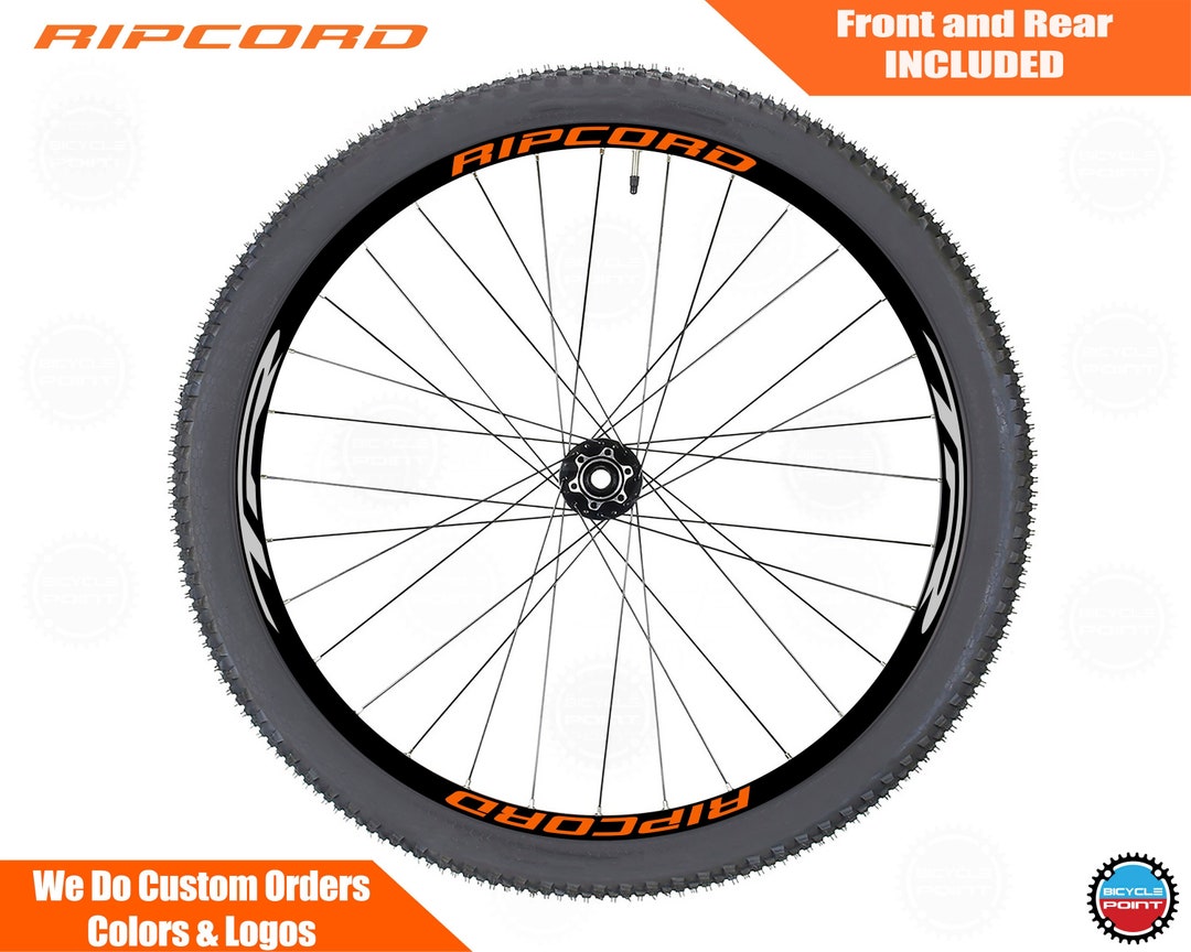 TRANSITION RIPCORD Bicycle Rim Decals Set, Sticker Pack for Two Wheels