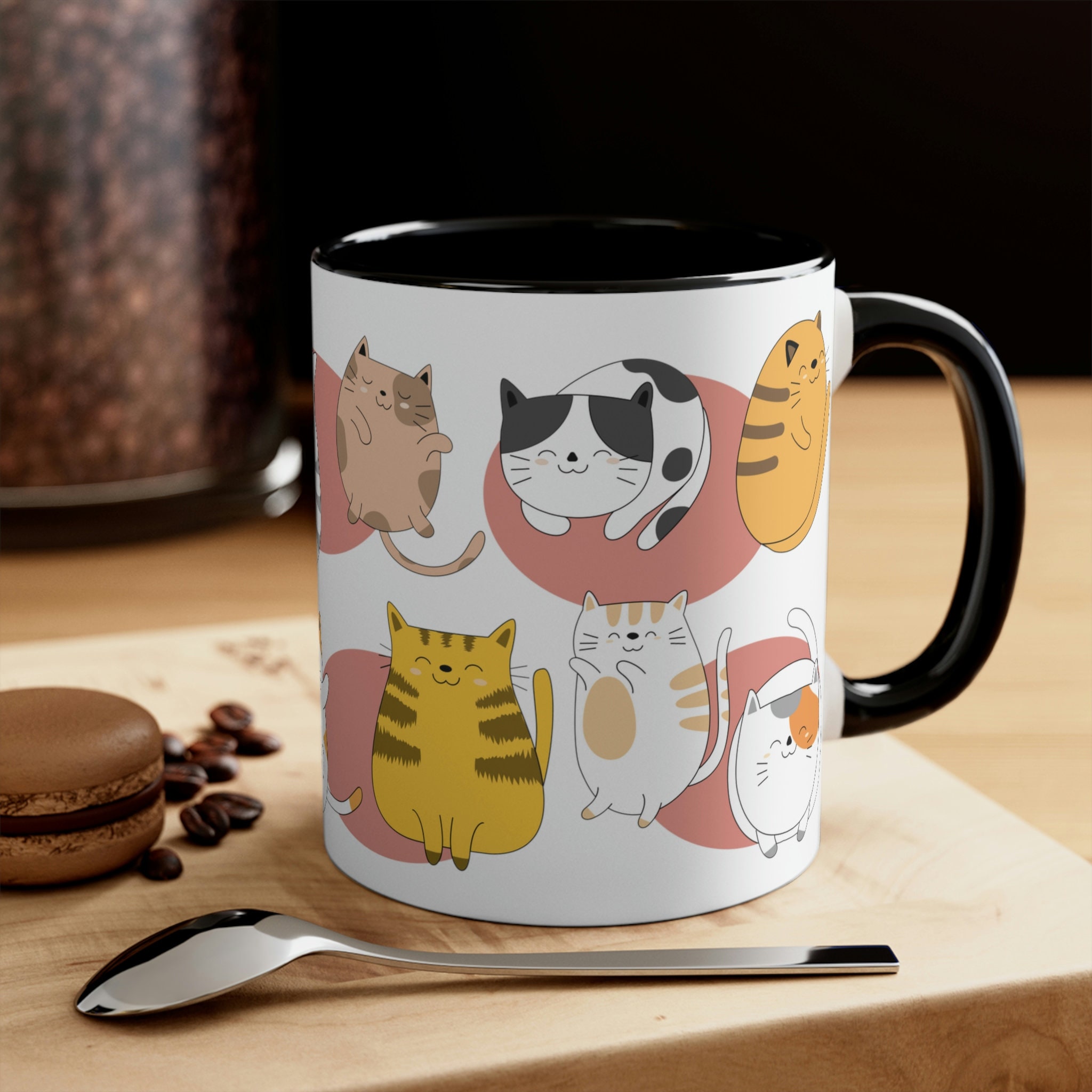 Cute Cat Mug, Cat Mug, Funny Cat Mug, Cat Lover Gift, Cat Coffee Mug ...
