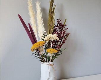 Composition de fleurs séchées et conservées