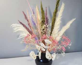 Composition de fleurs séchées et conservées