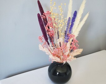 Composition de fleurs séchées et conservées