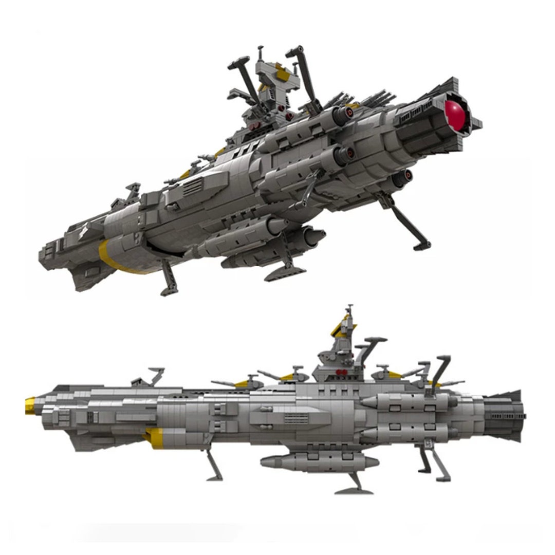 2187 PCS Space Battleship Andromeda Military Spaceship Etsy