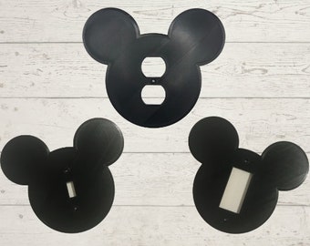 Mickey Mouse Head Light Switch Cover | Disney Mickey Mouse Electrical Outlet Cover - Toggle, Rocker, and Electric Outlet