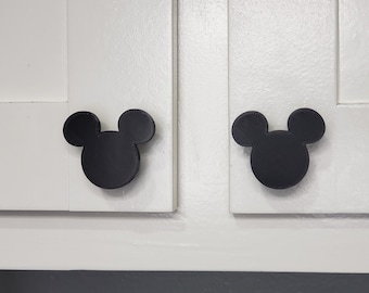 Mickey Mouse Knob | Disney Bathroom Handle | Disney Home Decor | Disney Kitchen Pull | Drawer/Cabinet Pull