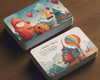 Premium Rounded Corner Matte Business Cards (Available on Premium, Silk or Suede Paper)