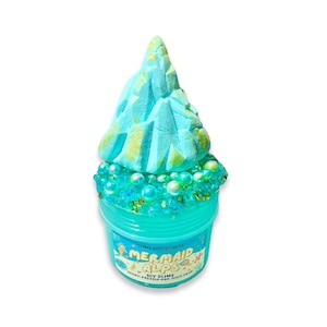 MERMAID Alps - DIY Slime - scented slime - ASMR - sensory toy - with clay sprinkles and charm