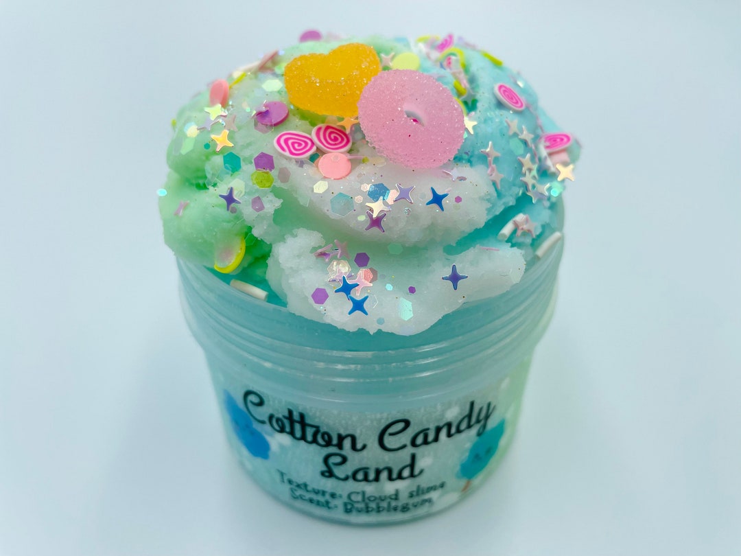 Cotton Candy Land Cloud Slime Scented Slime ASMR Sensory Slime Clay