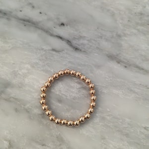 Aesthetic gold ball bracelet