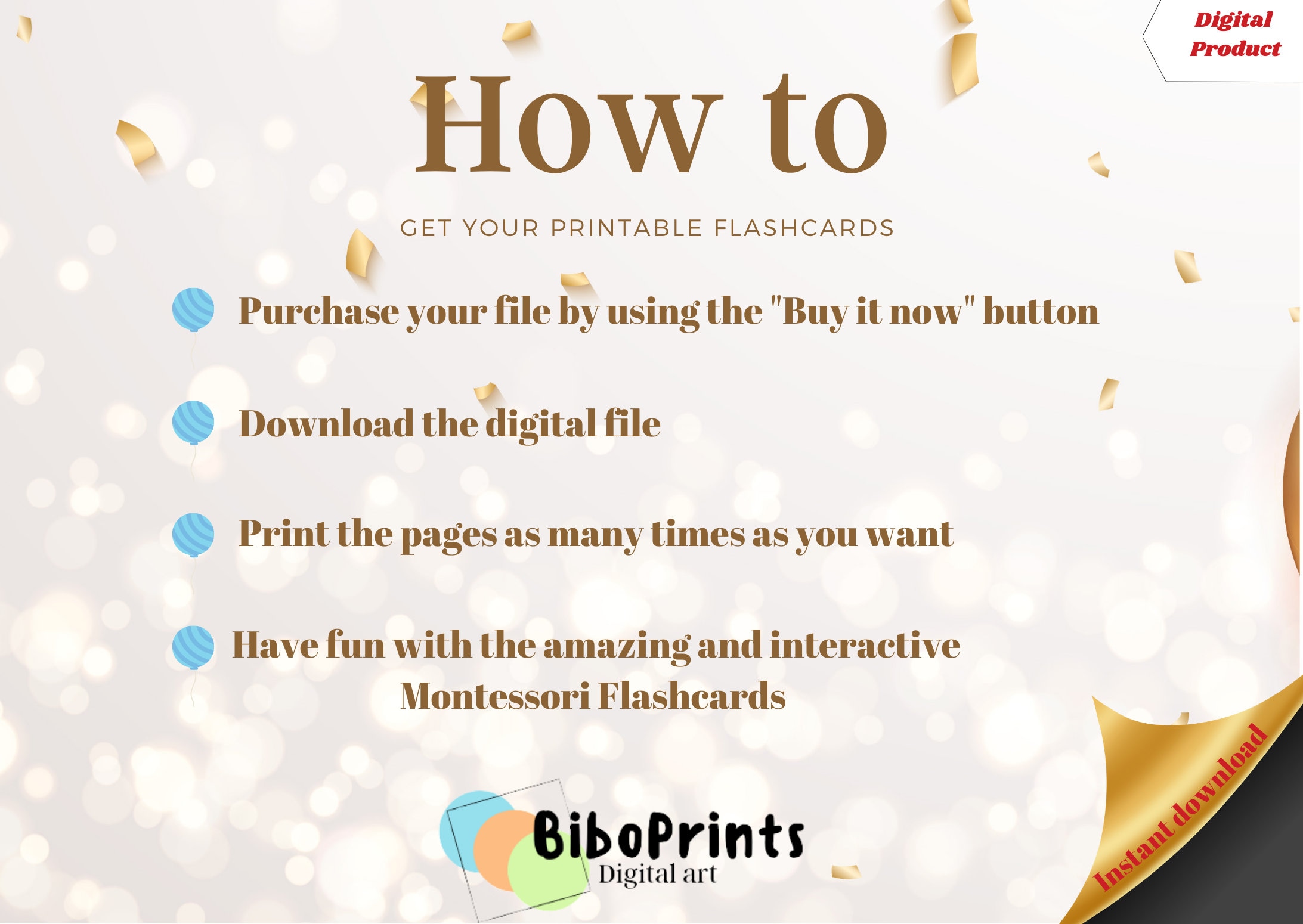 WILD ANIMALS - 40 Printable Flashcards -wild Animals Nomenclature ...