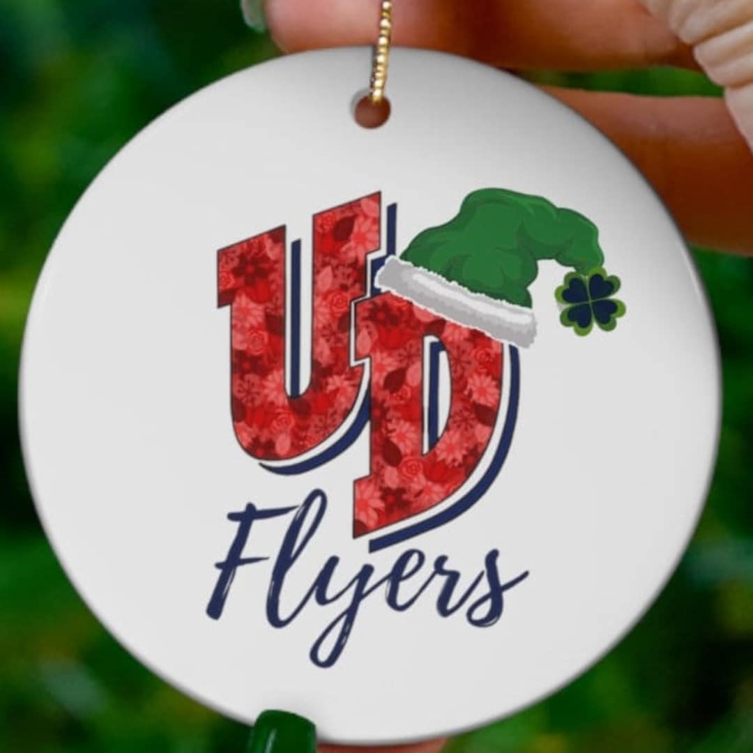 University of Dayton Christmas Irish Ornament UD Ornaments Etsy
