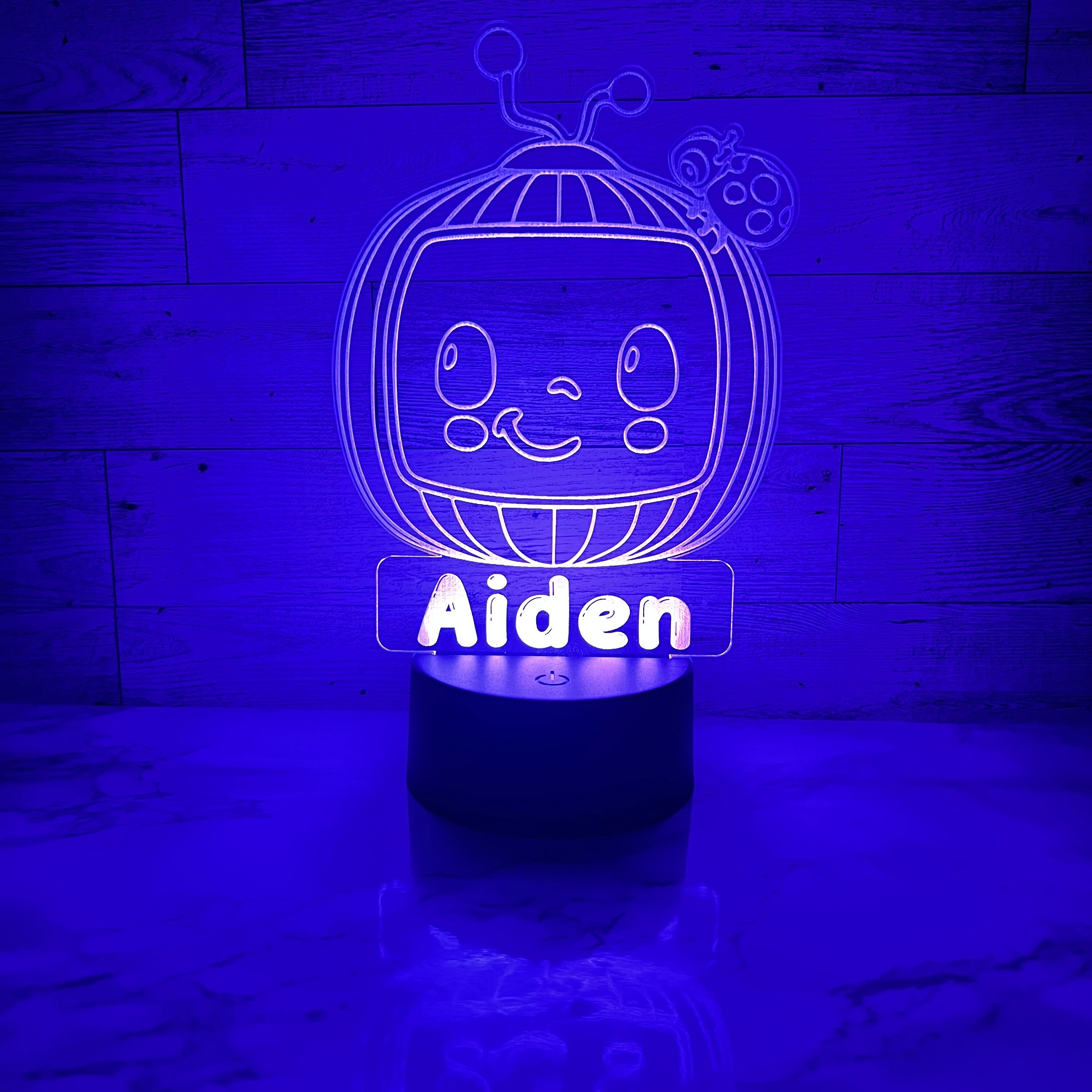Cocomelon Personalized 3D LED Light Acrylic LED Night Light - Etsy
