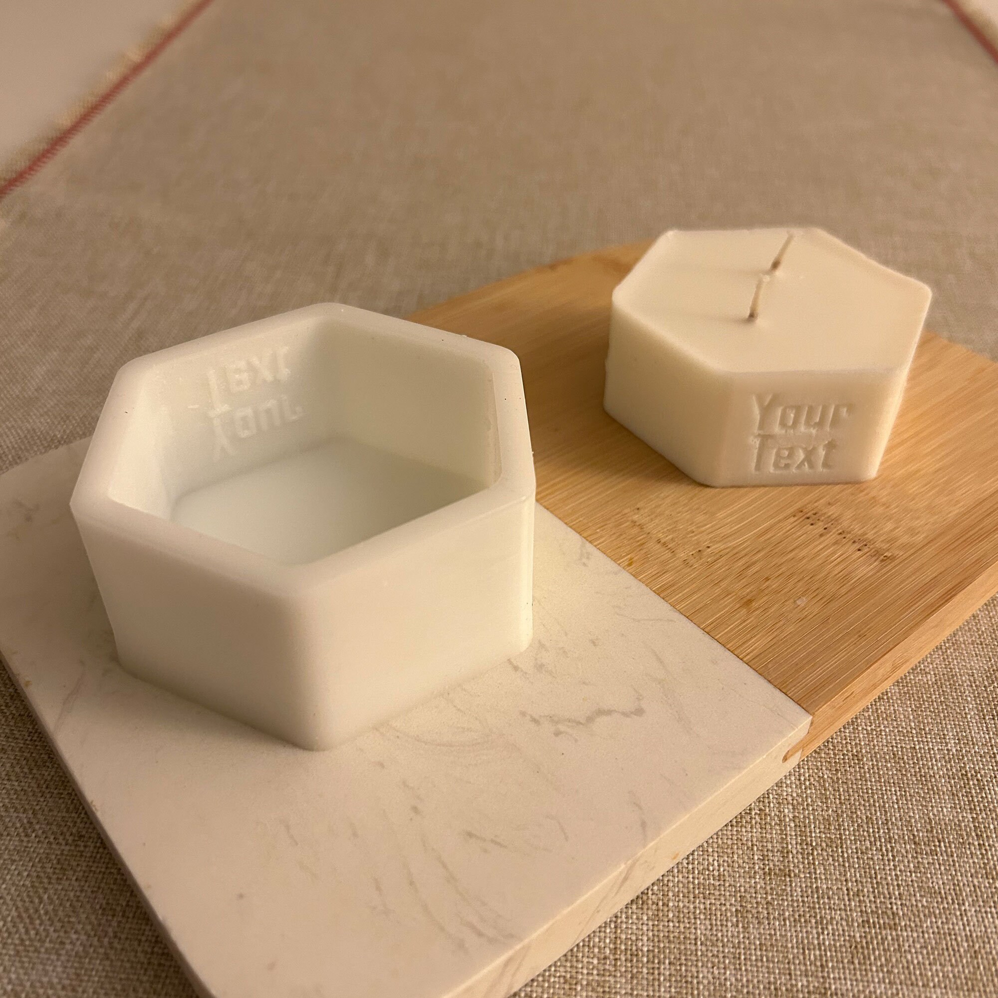 Custom Wax Mold With Your Business Logo or Text Etsy