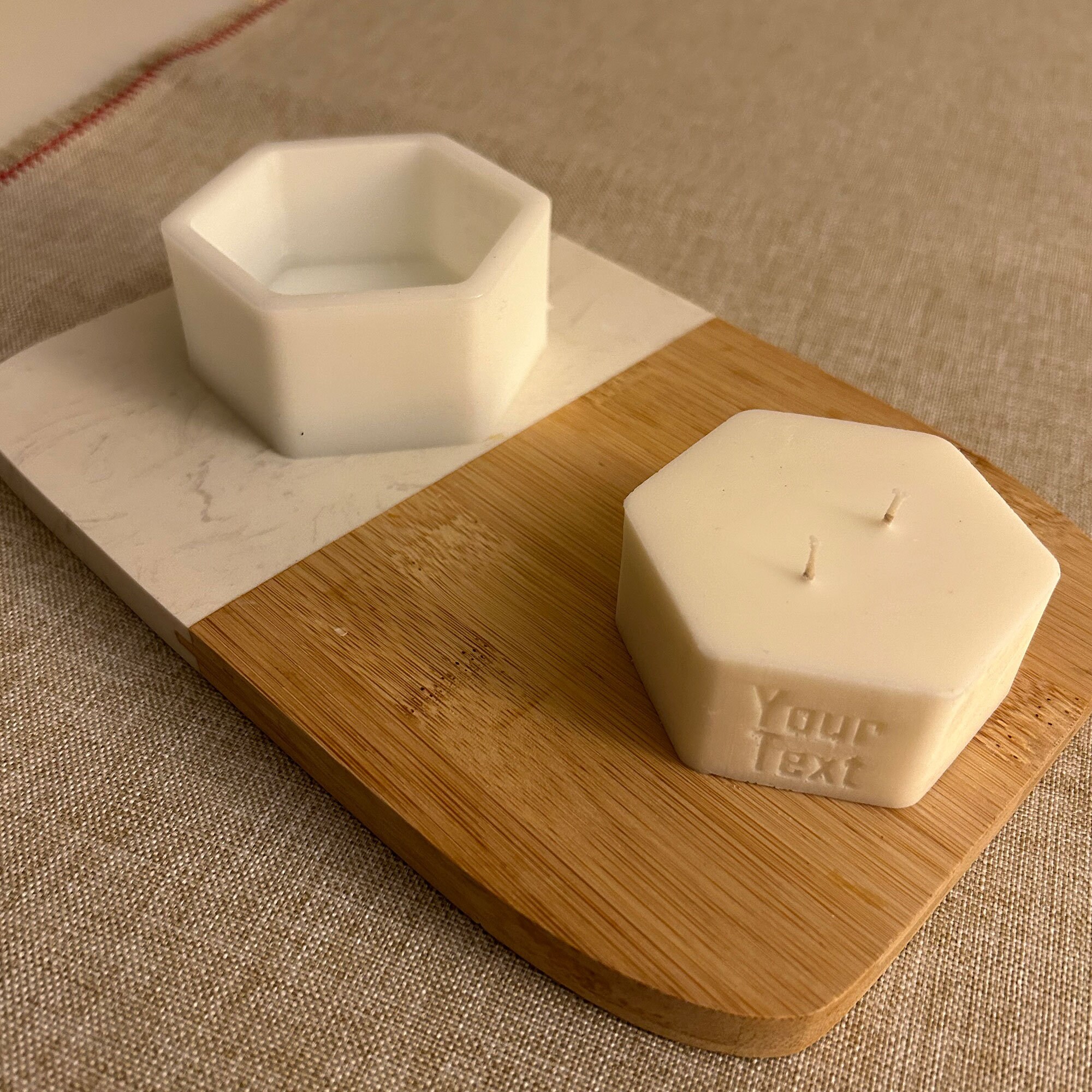 Custom Wax Mold With Your Business Logo or Text Etsy