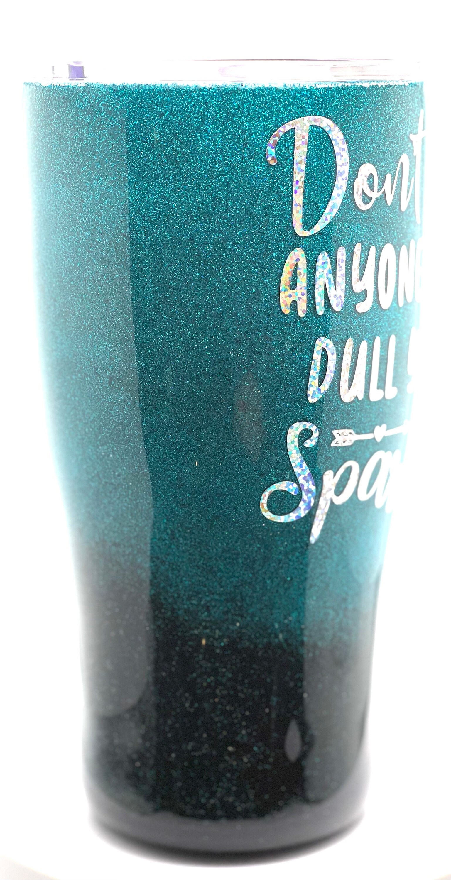 Love More Bling  Custom Tumblers on Instagram: Black Glitter not  sparkling after it's sealed? Black doesn't reflect light therefore no it  won't sparkle as much as other colors. Make it pop