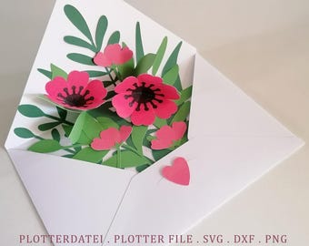 Pop-up Hochzeitskarte In Rosa & Weiß – 3D-Effekt Für Heiratsantrag, Jubiläum & Valentinstag