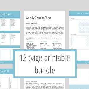 The Secret Slob: Whole House Cleaning Printable Package - Etsy