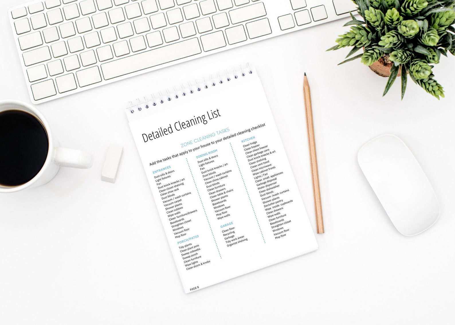 The Secret Slob: Whole House Cleaning Printable Package - Etsy
