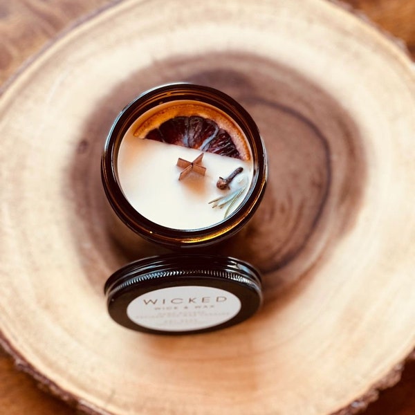 Wood Wick Soy Candle Etsy