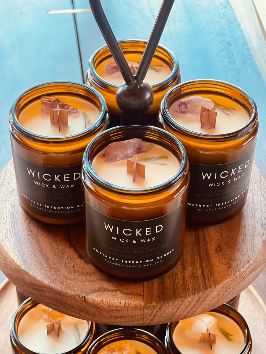 how to make an x wooden wick candle ❌ 