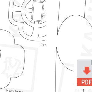Cosplay Pattern Tengen Katana // Digital Pattern Download // Blade and Tsuba only