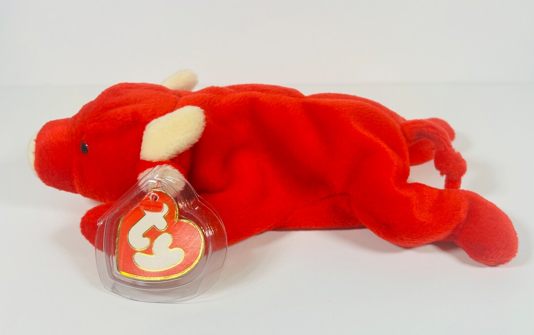 3rd/2nd Ty Beanie Baby tabasco the Bull Etsy