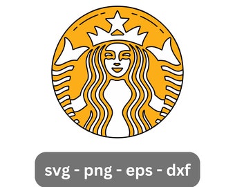 Coffee, logo, Svg, Orange,for Starbucks, Famous logos, Orange icon, png,