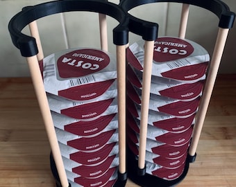 Tassimo T-Disk Pod Dispenser Holder Stand - Holds 20x pods/10x pods Various Sizes
