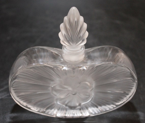 Rare Lalique Crystal "Clarisse" Perfume Bottle wi… - image 5