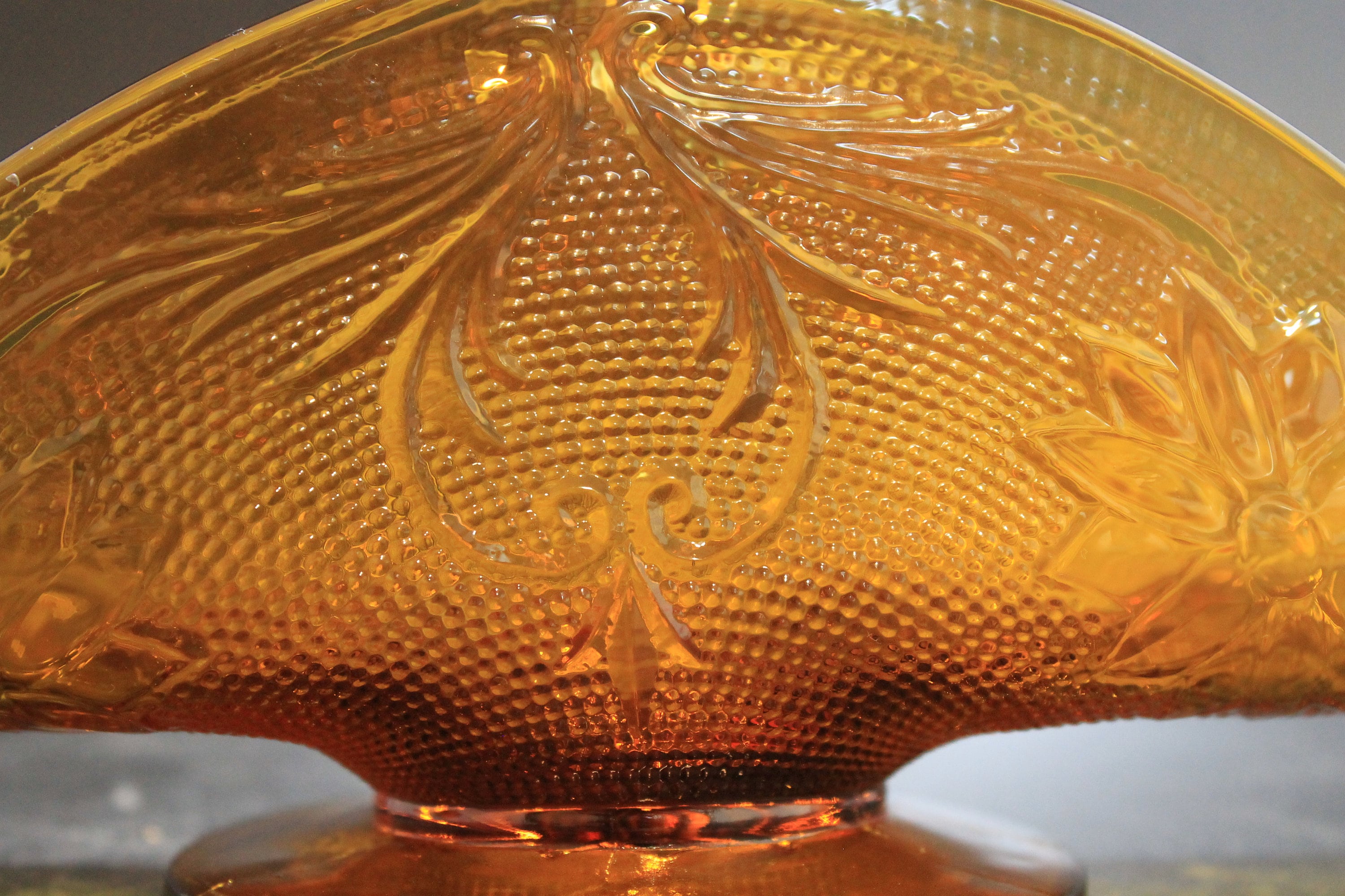 Vintage Tiara Sandwich Amber Glass Napkin Holder Etsy