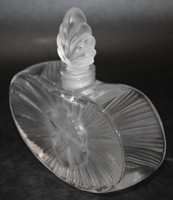 Rare Lalique Crystal "Clarisse" Perfume Bottle wi… - image 3