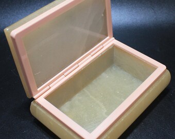 Genuine Italian Alabaster Jewelry/trinket Box - Etsy
