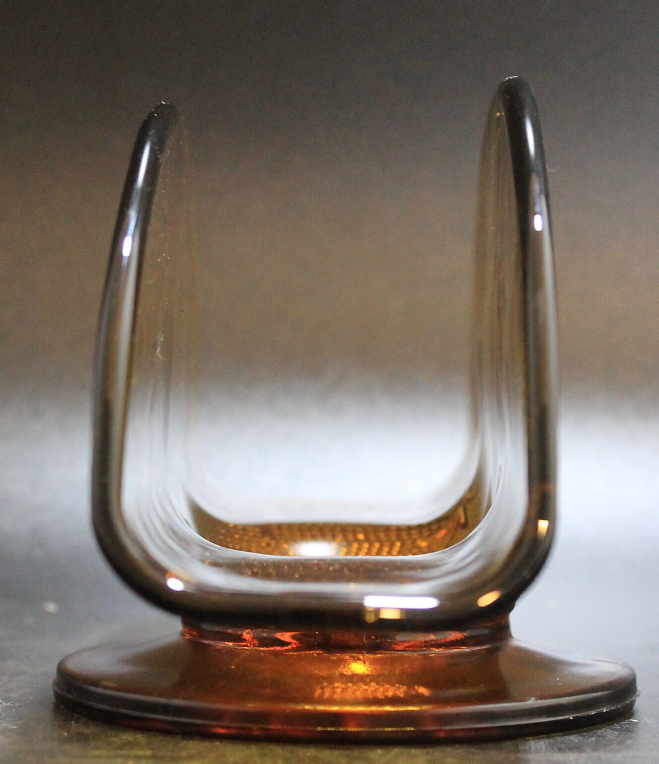 Vintage Tiara Sandwich Amber Glass Napkin Holder Etsy