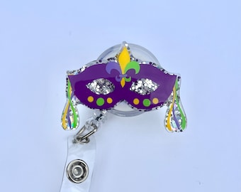 mardi gras badge reel