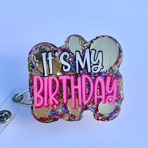 Birthday badge reel