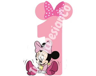 Printable PNG Minnie Mouse 3rd Birthday Digital Download Instant Download Minnie Theme Png - Etsy
