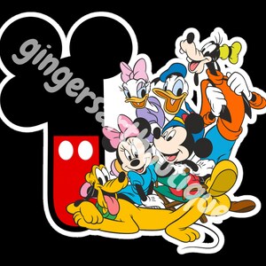 Printable PNG | Mickey Mouse 1st Birthday | Digital Download | Instant ...