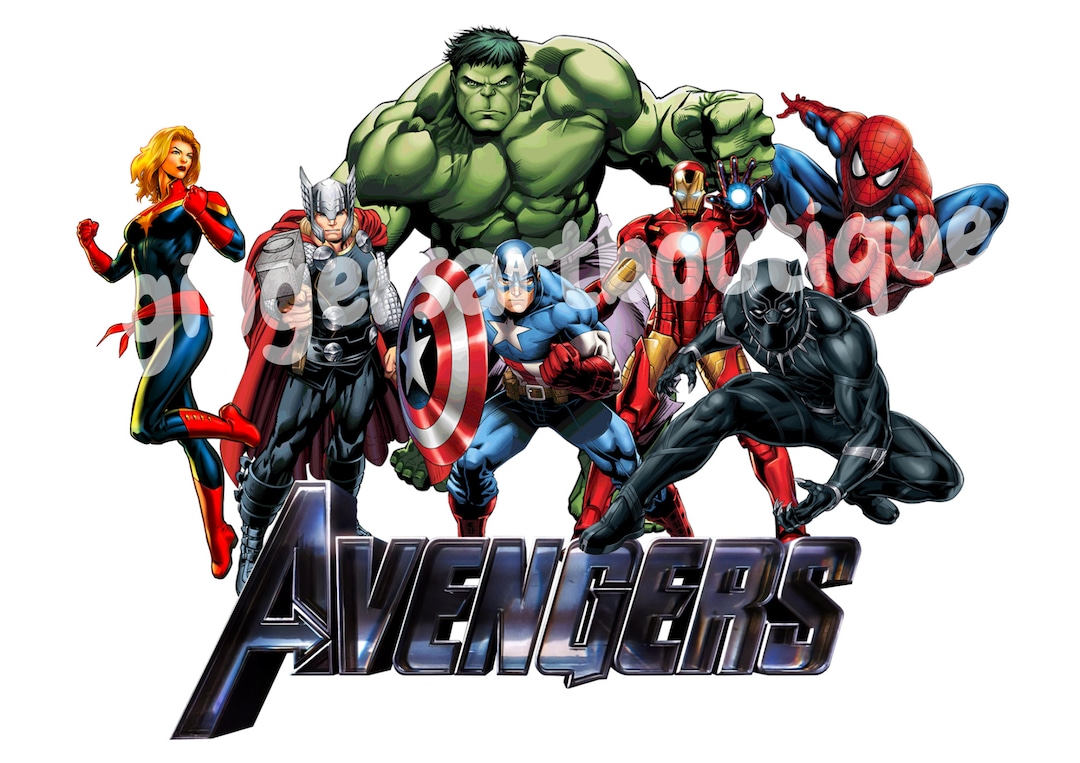 Printable PNG Avengers Digital Download Instant Download