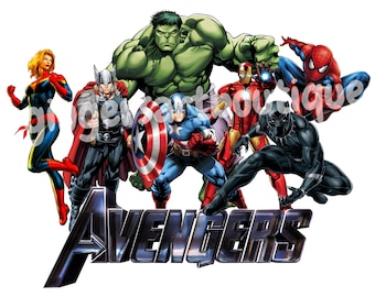 Printable PNG | Avengers | Digital Download | Instant Download | Avengers Theme Png