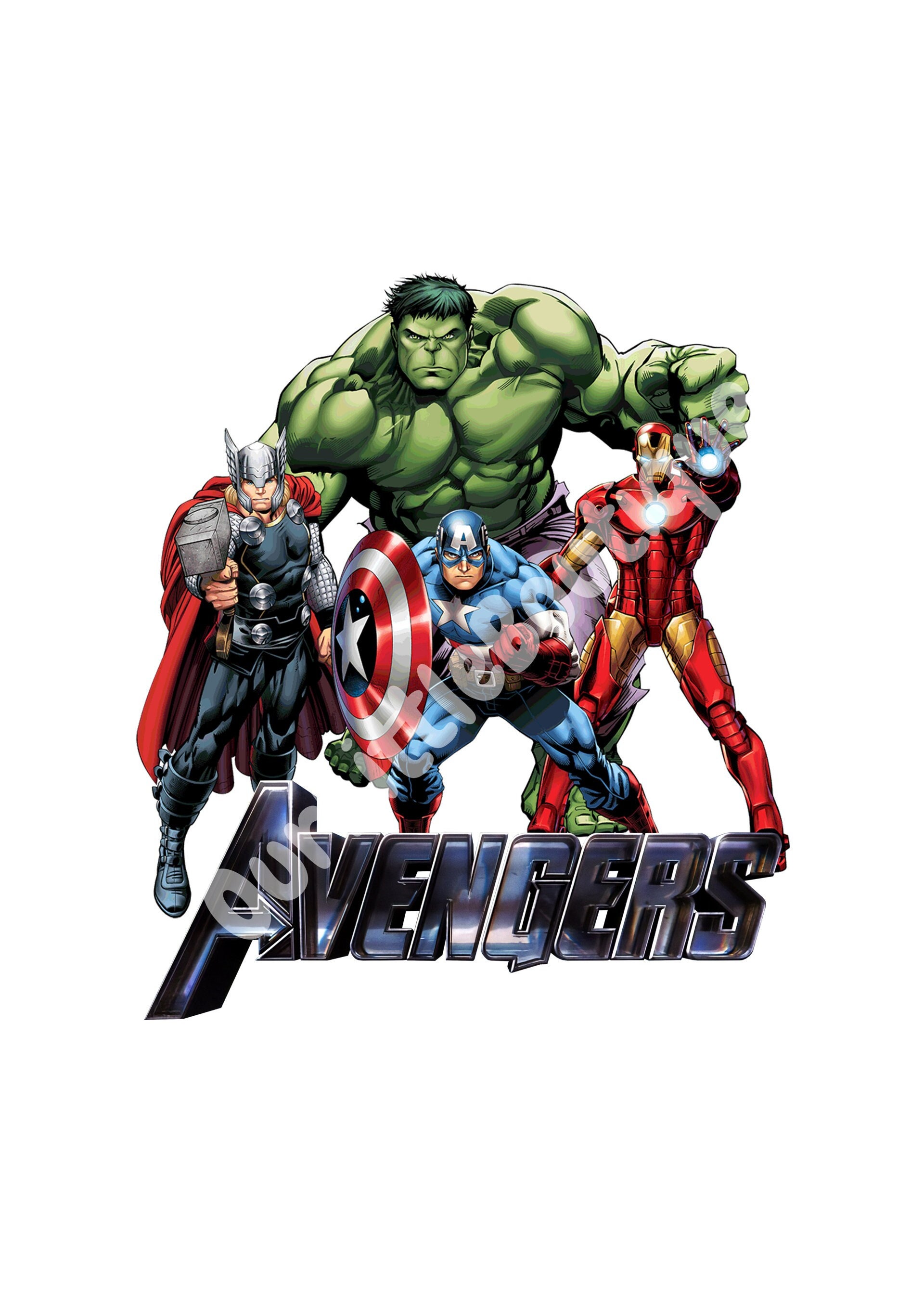 Printable PNG Avengers Digital Download Instant Download Avengers Theme