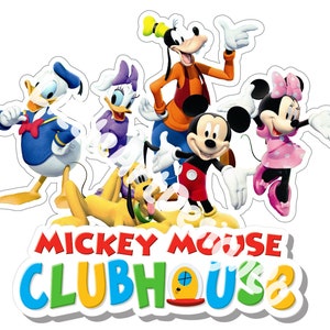 Printable Mickey PNG | Mickey Mouse  | Club Hous | Digital Download | Instant Download | Mickey Theme Png