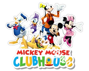 Printable Mickey PNG Mickey Mouse Club Hous Digital 