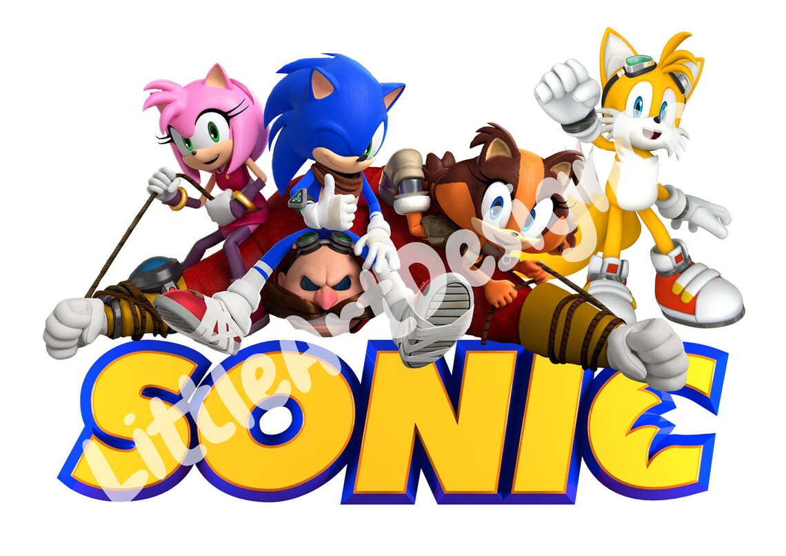 Printable Sonic the Hedgehog PNG Cake Topper Digital - Etsy