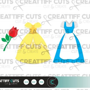Racconto antico come il tempo Principessa File di taglio - svg, dxf, png