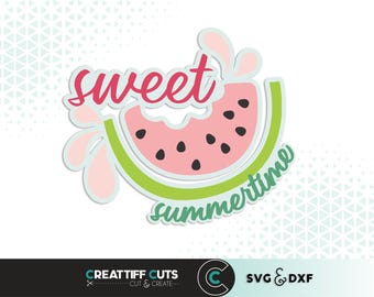 Archivo de corte de dulce verano: SVG, DXF, PNG
