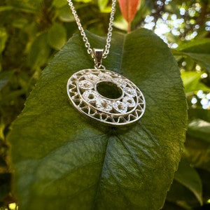 Etnische filigraanketting voor vrouwen Tribale ketting zilveren filigraansieraden Bohoketting Festivalketting cadeau voor haar