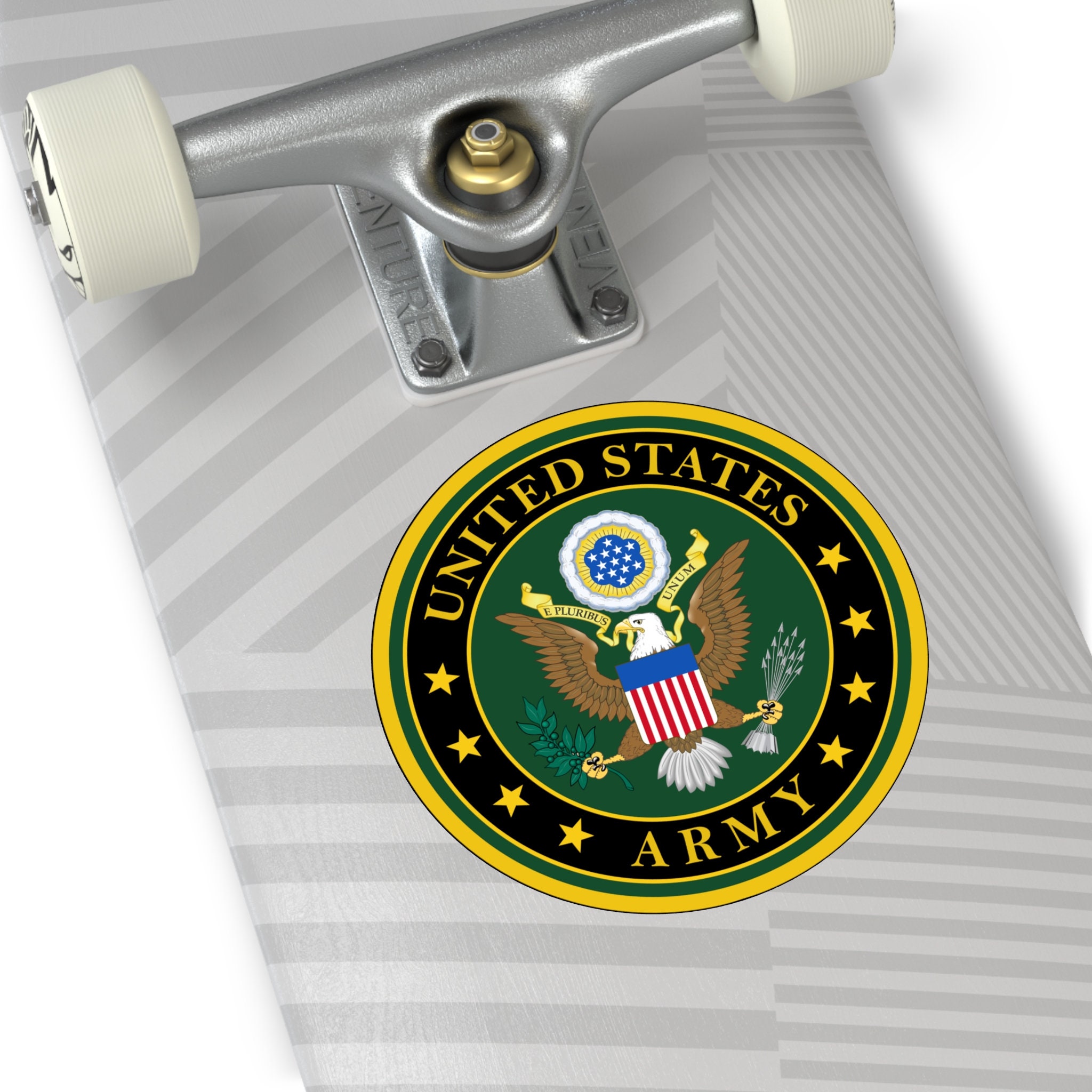 US Army Round Vinyl Stickers, Car Stickers, Waterproof Vinyl Stickers ...