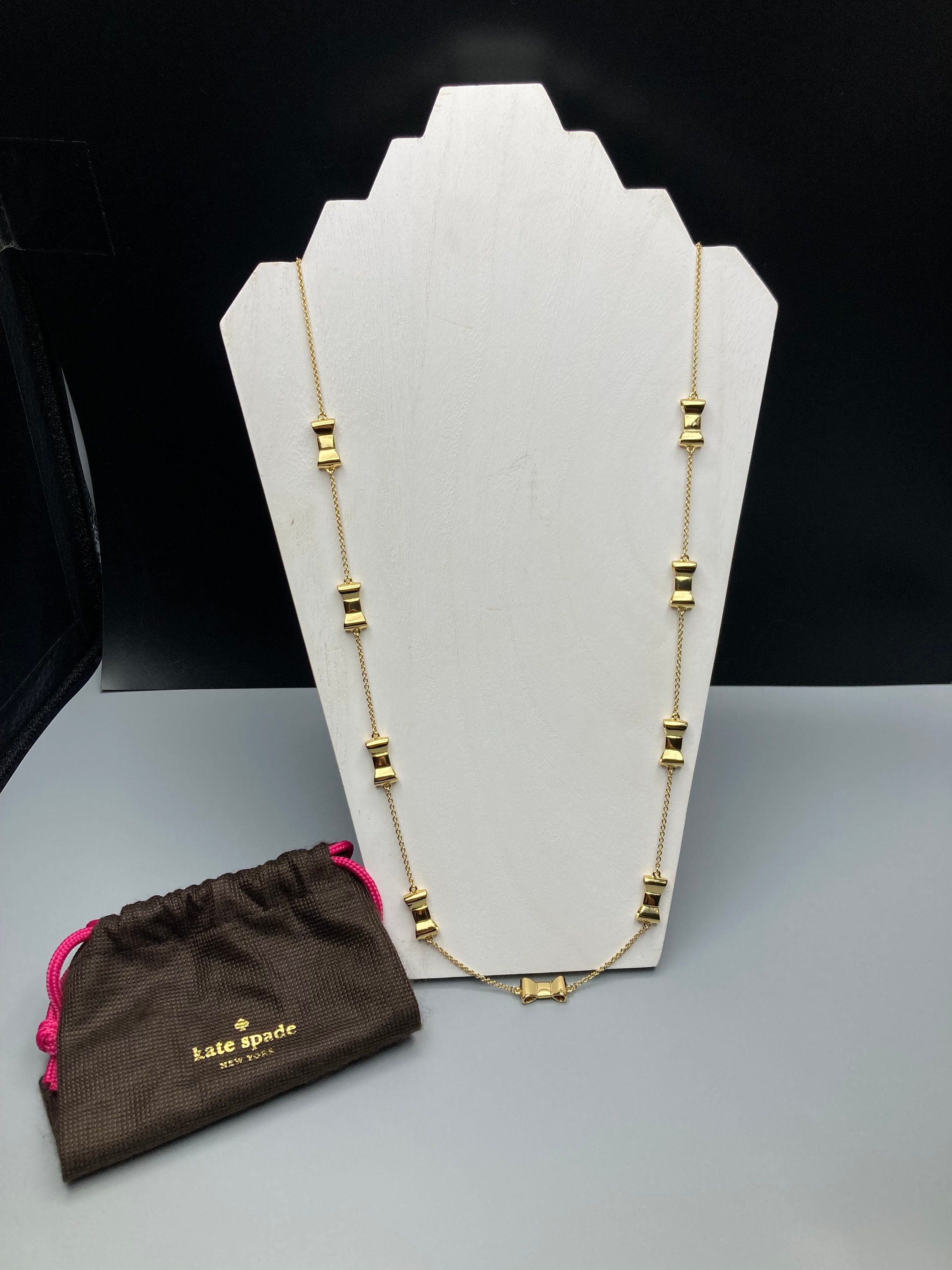 Kate Spade Double Gold Tone Chain Bow Belt il_fullxfull.5277964531_mt4b.jpg main image 2
