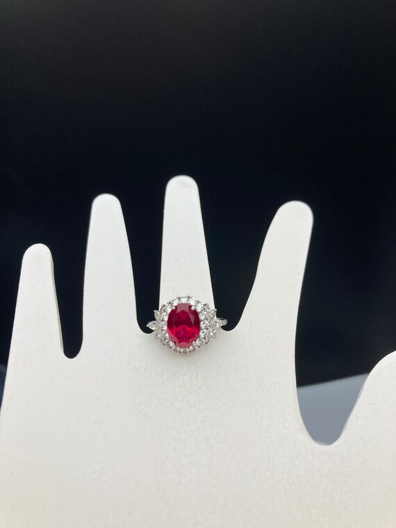 Charles Winston For Bella Luce Ring Lab Ruby Clea… - image 2