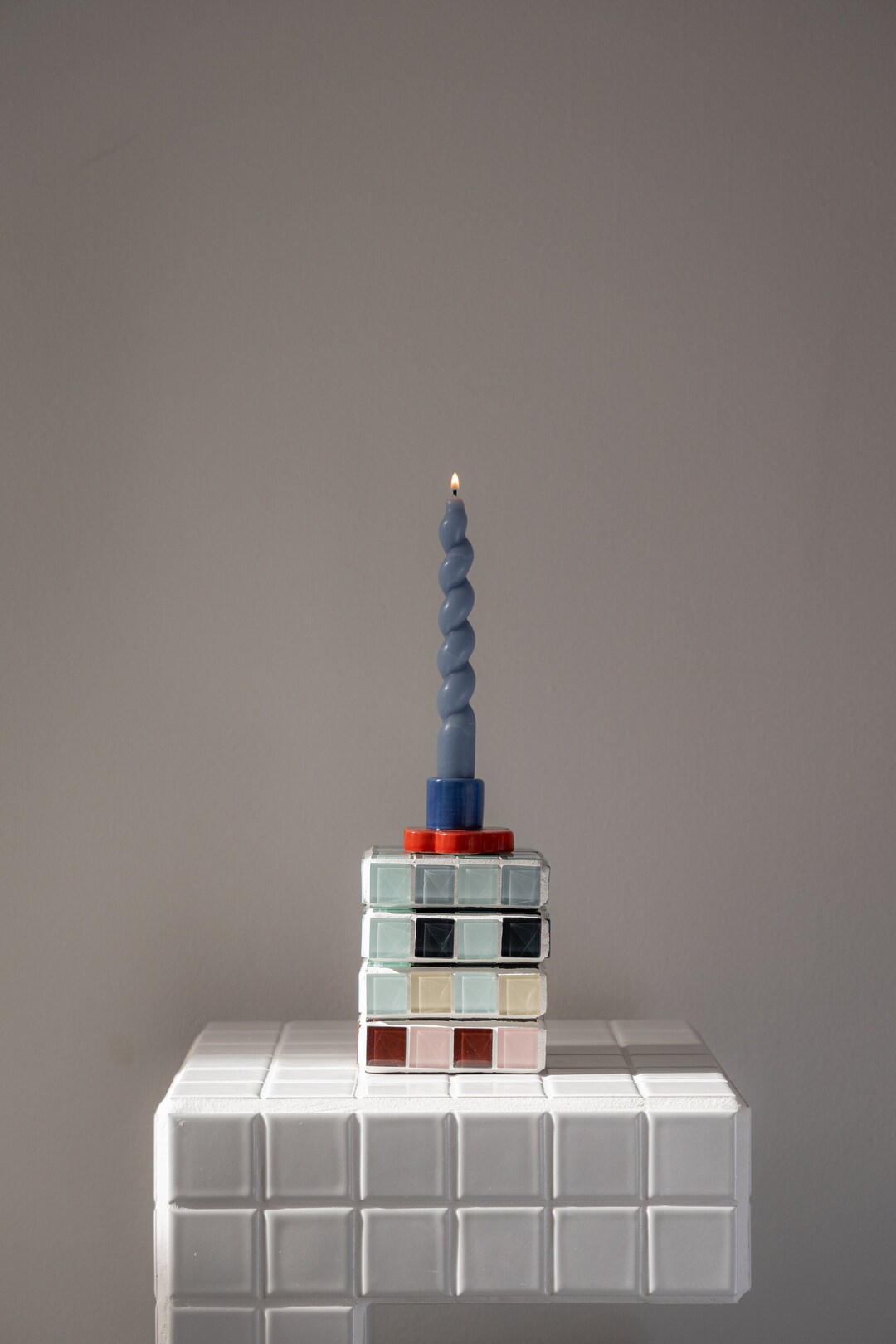 Chunky Tile Coaster Glass Tile Jewelry Display Tile Cubes Etsy