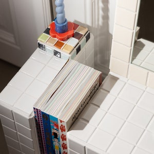 This decorative glass tile coaster, handcrafted in a square checkered design, is both practical and stylish. It protects surfaces from heat and moisture and doubles as a small piece of mosaic art. Ideal for gifting on Christmas, birthdays, or as a housewarming present for friends, teachers, or coworkers. Perfect for rustic, boho, or colorful modern interiors.